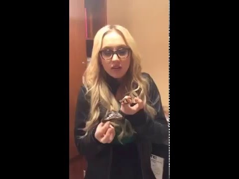Katherine Timpf Eats Brownie Off Finger Periscope 3-28-16