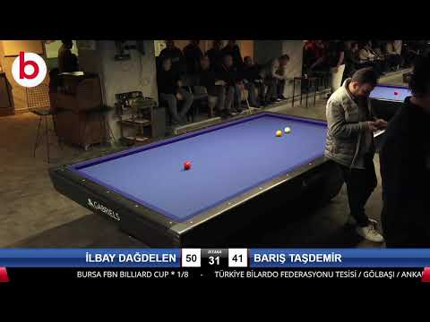 İLBAY DAĞDELEN & BARIŞ TAŞDEMİR Bilardo Maçı - BURSA FBN BILLIARD CUP-1/8