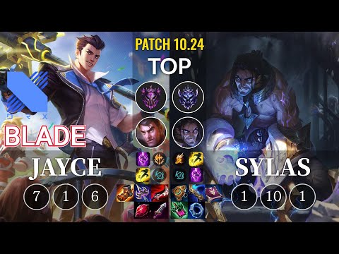 DRX Blade Jayce vs Sylas Top - KR Patch 10.24