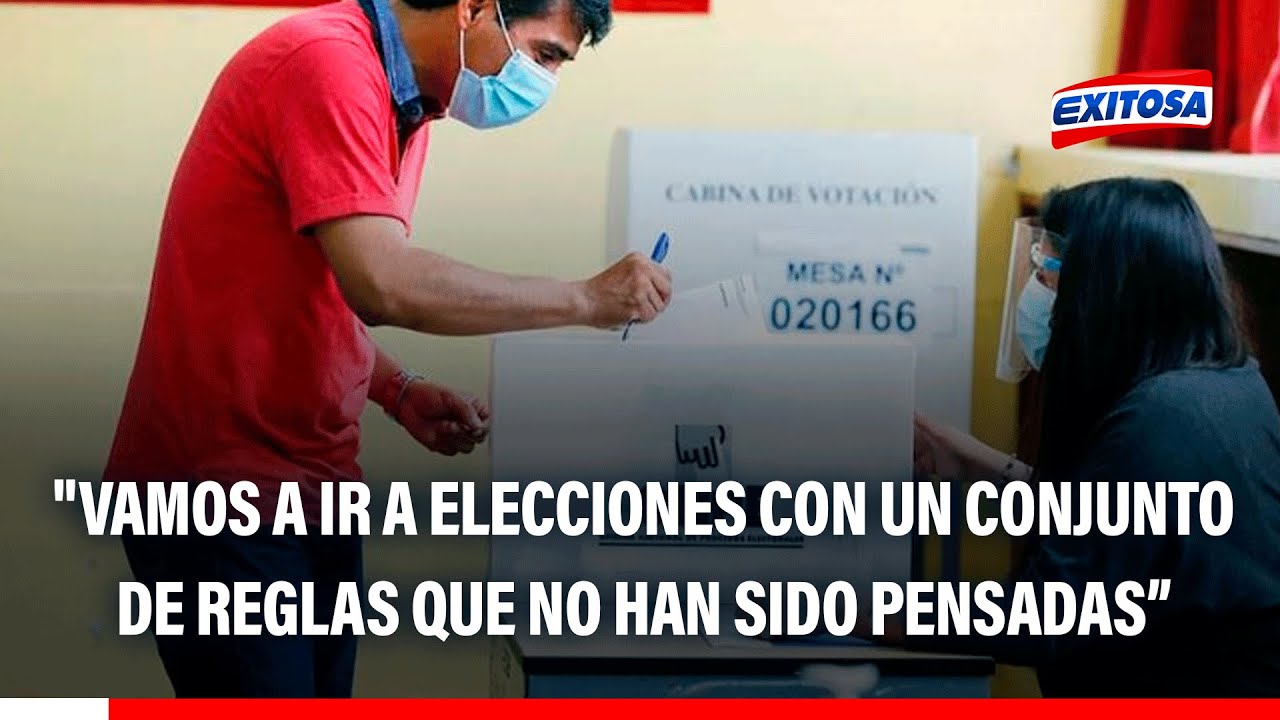 🔴🔵 José Luis Ramos: "Vamos a ir a elecciones con un conjunto de reglas que no han sido pensadas"