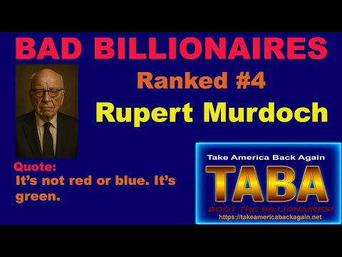 Rupert Murdoch: The Billionaire Who Poisoned America's Media