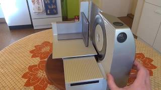 TEST-Funktionsprüfung Allesschneider Siemens, Functional check Food Slicer