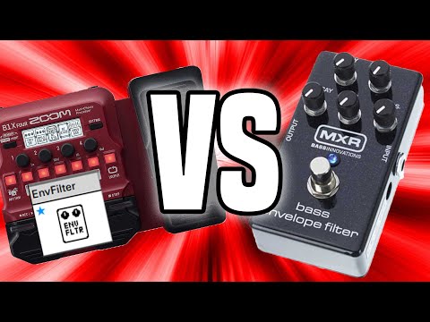 Zoom B1x Four VS MXR Bass Envelope Filter