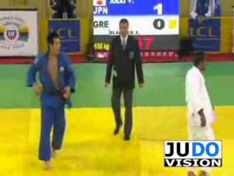 JUDO 2008 Tournois de Paris: Takamasa Anai 穴井 隆将 (JPN) - Ilias Iliadis (GRE)
