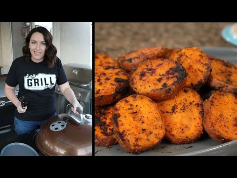 DELICIOUS Grilled Sweet Potatoes - How To