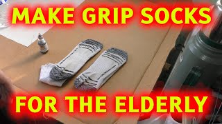 How To Make Grip Socks For The Elderly Babies Hospital Socks Dementia Prevent Sips Falls Patients