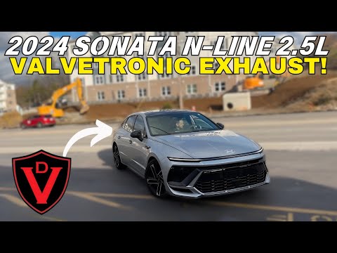 Thumbnail for 2024 Hyundai Sonata N-Line 2.5L Exhaust Sound w/ Valvetronic Designs Universal Muffler! by Hyundai Sonata