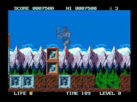 Rastan Saga II gameplay, Mega Drive Japan