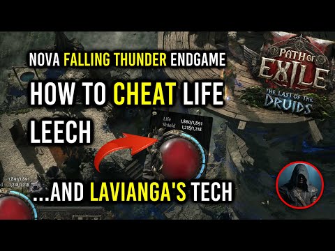 PoE2 0.4 | Tech for permanent Life Leech and maxing out Lavianga's Spirits Nova Falling Thunder