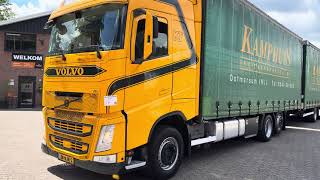 Грузовик штора Volvo FH 420 6X2 120m3 Jumbo Volumecombi Standairco Schuifdak + прицеп штора | Изображение 4 - Autoline
