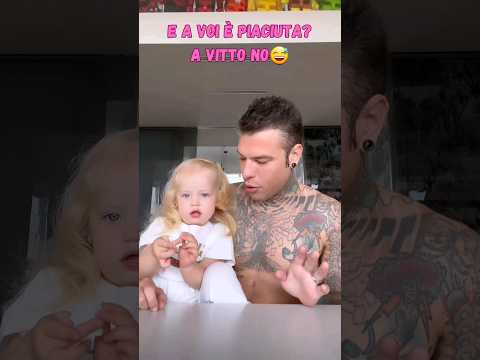 VITTO STRONCA LA NUOVA CANZONE DI FEDEZ😅🤣 #chiaraferragni #fedez #ferragnez #short