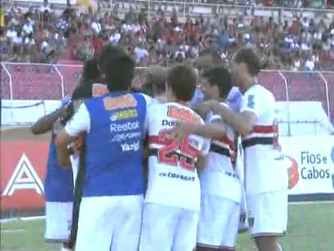 Noroeste 1 x 4 São Paulo Campeonato Paulista 2011 18 Rodada - Gols