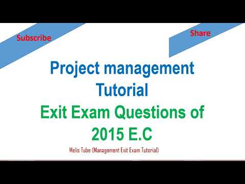 2015 exit exam, project management edited