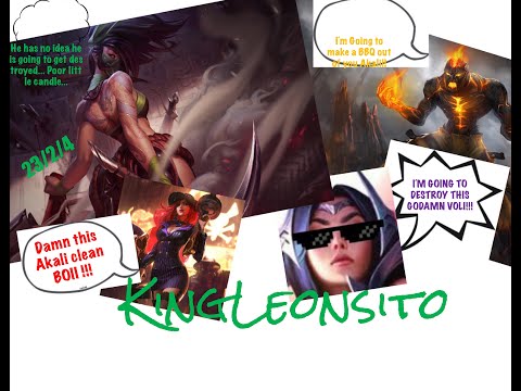 Akali vs Brand - KingLeonsito