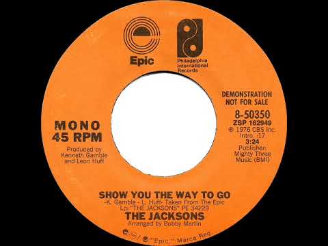 1977 Jacksons - Show You The Way To Go (mono radio promo 45)