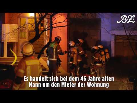 Berlin-Hohenschönhausen: Mann randaliert in Hausflur, kurz darauf stirbt er bei Wohnungsbrand