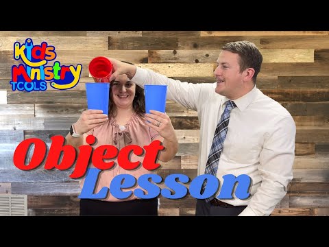 Sunday school Object lesson on - Trusting God