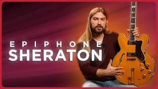 Video thumbnail for Is the Epiphone Sheraton the Superior ES-335 Alternative?! by Alamo Music Center