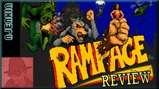 Rampage - on the Game Boy Advance (GBA) - with Commentary !!