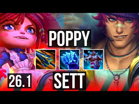POPPY vs SETT (TOP) | 42K damage | EUW Diamond | 26.1