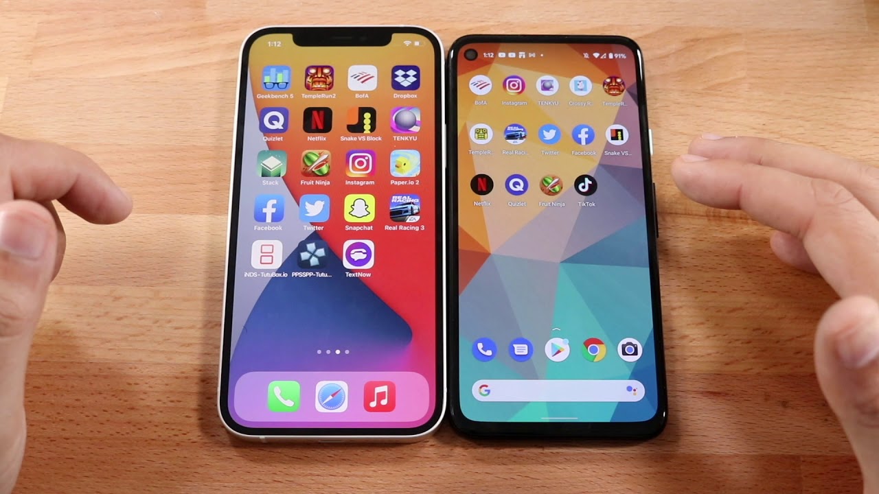 iPhone 12 Vs Google Pixel 4a Speed Comparison