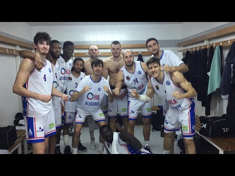Así se vivió en directo el ÉPICO triunfo del HLA Alicante en Cáceres (63-65)