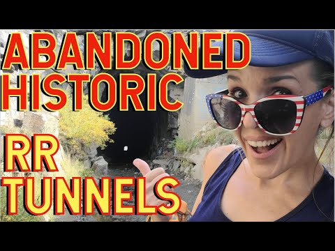 #678 Abandoned Historic Donner Summit Railroad Tunnels -- BLASTED BY HAND in the 1860s!