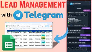 Ultimate Telegram Bot for Lead Management #googlesheets #appsscript