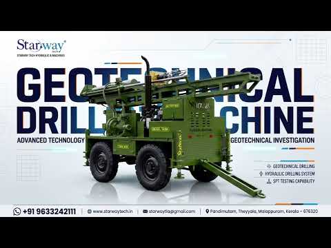 Watch our Geotechnical Drilling Rig in action at a live work site! 🛠️🌍