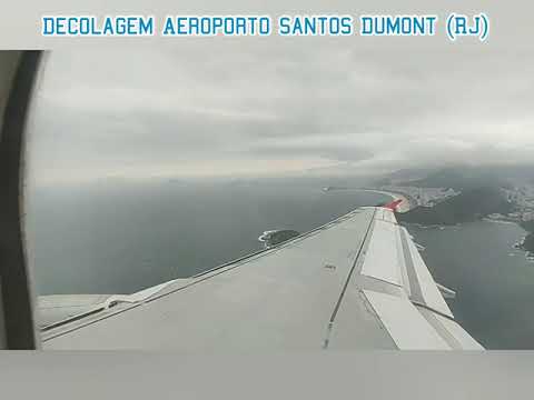 Decolagem completa Aeroporto Santos Dumont (Rio de Janeiro). Airbus A320-232, LATAM.