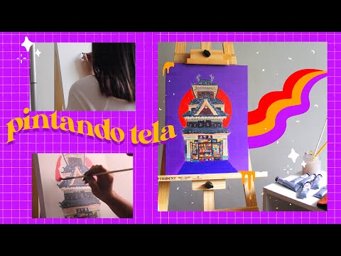 PINTE COMIGO UMA TELA PELA PRIMEIRA VEZ #paintwithme | ARTE NO ÓCIO