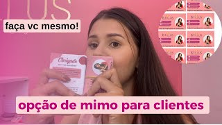 Opção de mimo para clientes | faça você mesmo | loja de maquiagem