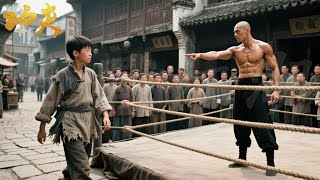 The champion in the ring boasts he’s unbeatable, but a nameless lad knocks him out with one punch!