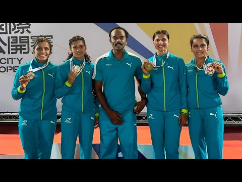 India’s Women Clinch Gold in 4x100m Relay at Asian Championships