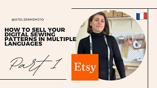 How to sell your digital sewing patterns in multiple languages Part 1 Etsy