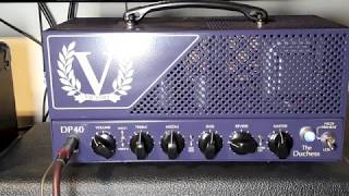 Video thumbnail for VICTORY DP40 GUITAR AMPLIFIER DEMO |What Does It Sound Like vs V40 Duchess? by Martone