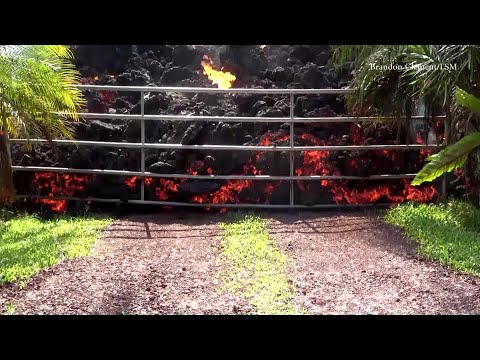 Watch Lava Destroy Everything In Its Path