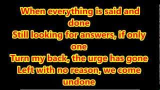 Pendulum-The island lyrics