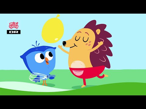 Børste leger ballon med Rut | Minisjang