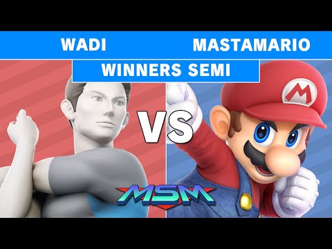 MSM 188 - AG | Wadi (Wii Fit Trainer) vs POW | Mastamario (Mario) Winners Semi - Smash Ultimate