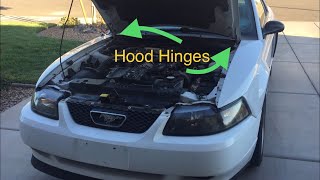 Replace Hood hinges: Line up your hood after an accident or fender bender.