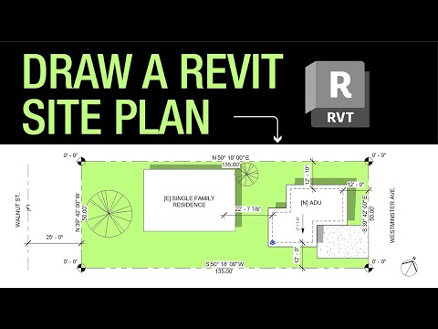 Draw a Site Plan for your ADU in Revit