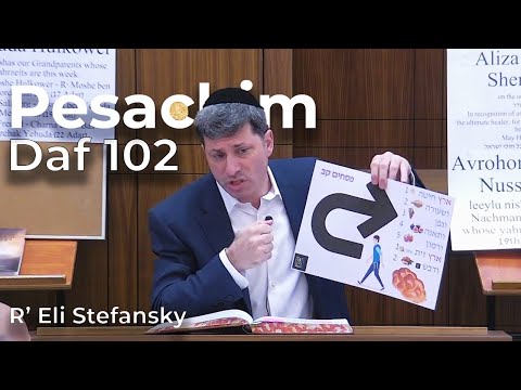 Daf Yomi Pesachim Daf 102 by R’ Eli Stefansky