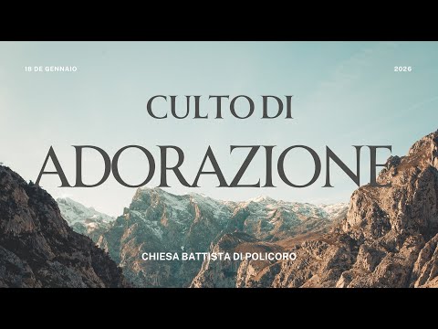 Culto di Adorazione