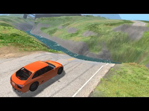 Cars vs Broken Bridge | BeamNG.Drive