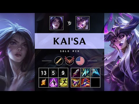 Kai'Sa Mid vs Syndra - NA Grandmaster Patch 25.04