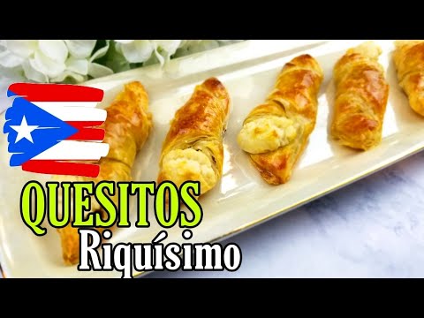 quesitos puertorriqueños receta/como hacer quesitos puerto rico/quesitos boricua/ quesitos boricua