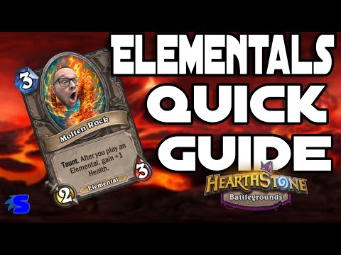 Hearthstone Battlegrounds Quick Guide, Elementals