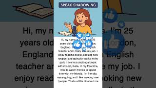 Introduce Yourself in English Speak Shadowing Practice