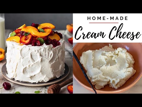 HOW TO MAKE CREAM CHEESE AT HOME| Best homemade cream cheese recipe | Cream Cheese Frosting